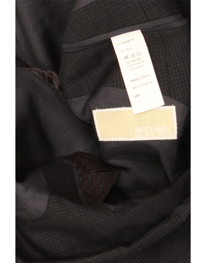 MICHAEL KORS Muška jakna sa 2 gumba UK 46 3XL crna vuna