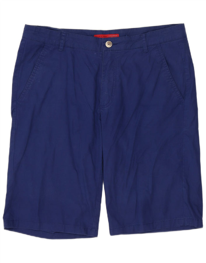ZARA muške chino kratke hlače EU 42 Large W32 plavi pamuk