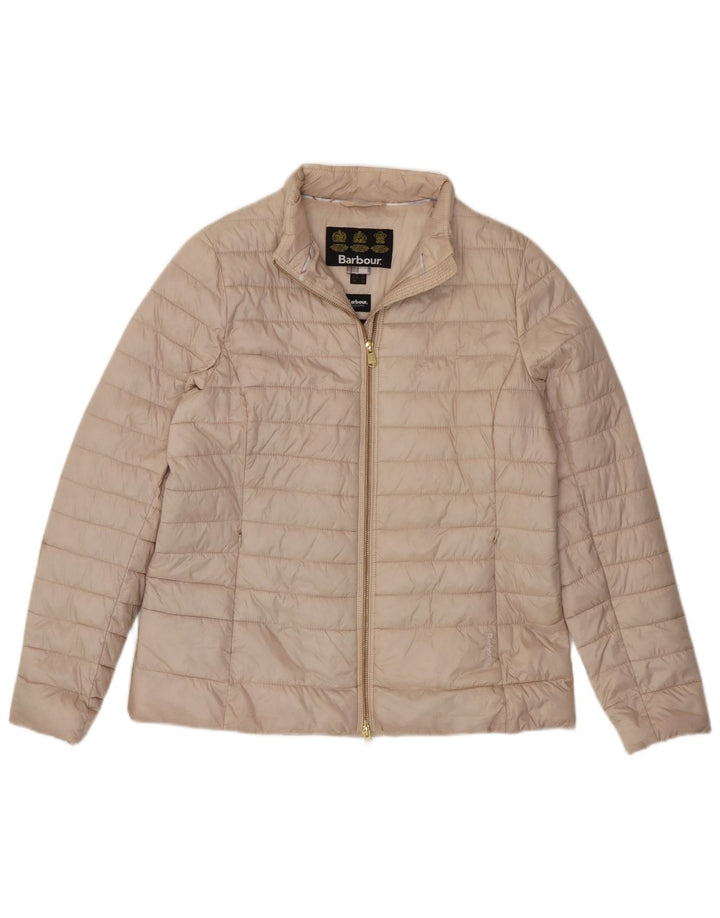 Barbour ženska podstavljena jakna UK 16 Large Beige Poliester