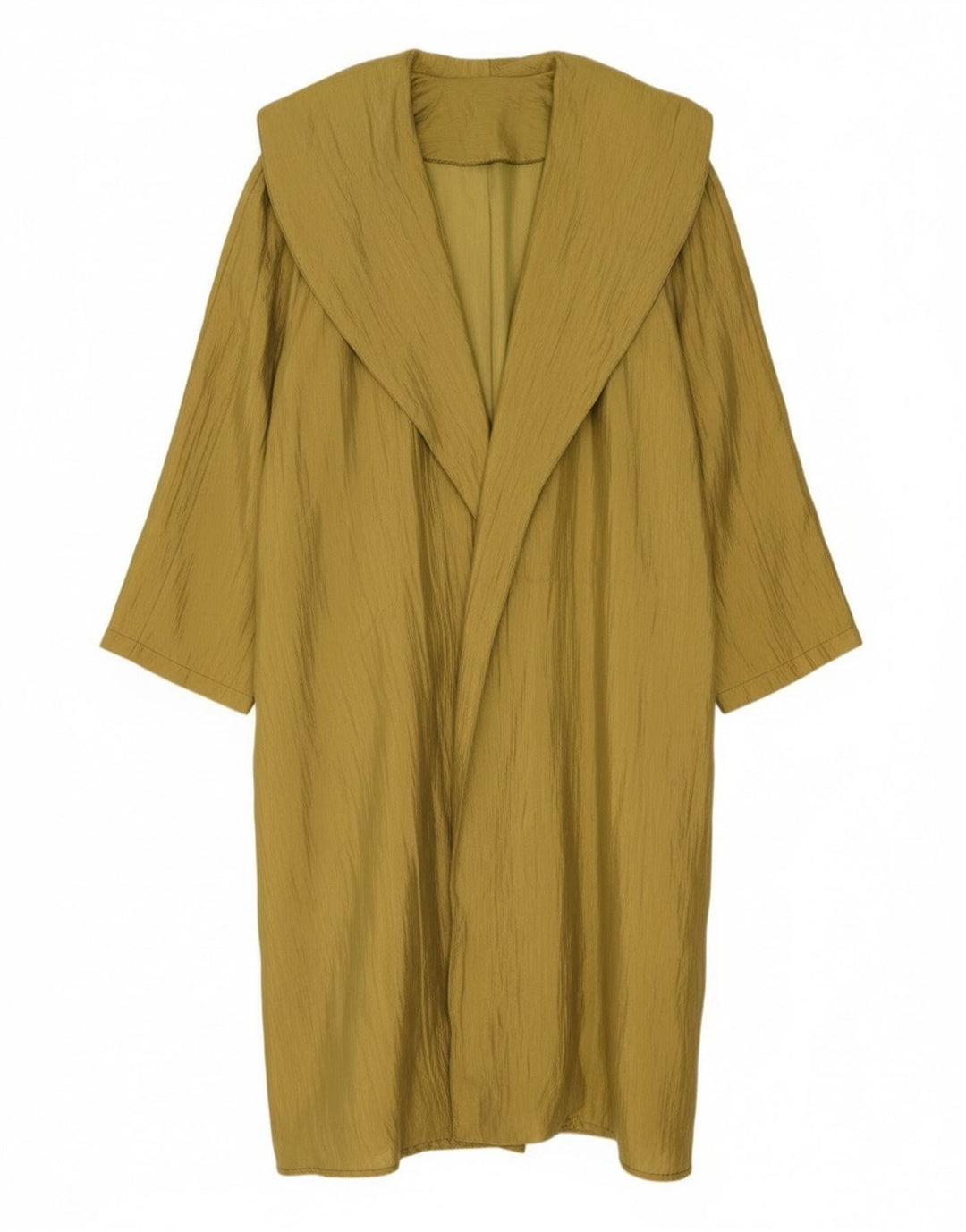 Vintage ženski preveliki kaput UK 14, srednji kaki poliester