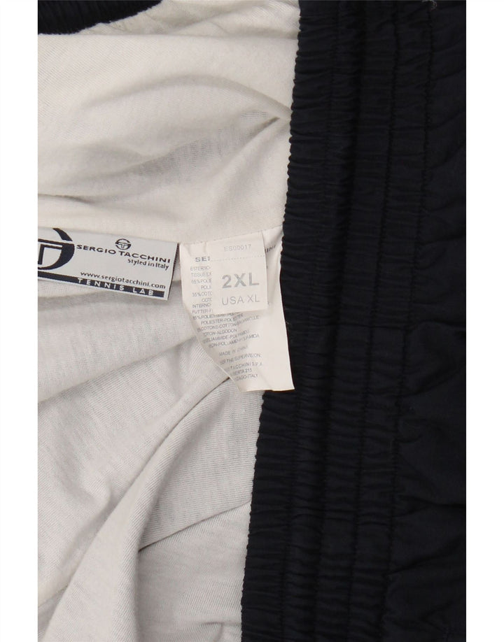 Sergio Tacchini muške trenirke hlače Joggers 2XL tamnoplavi poliester