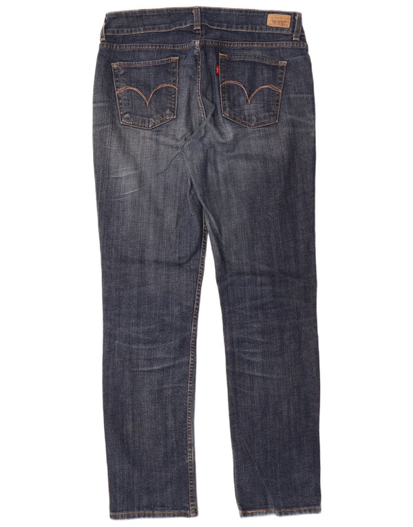 LEVI'S ženske ravne traperice US 12 Large W34 L32 plavi pamuk