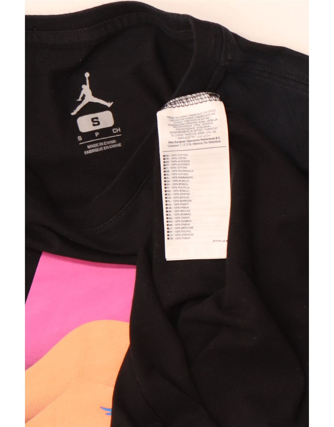 NIKE Muška majica kratkih rukava s grafičkim motivima, mala, crna, pamuk