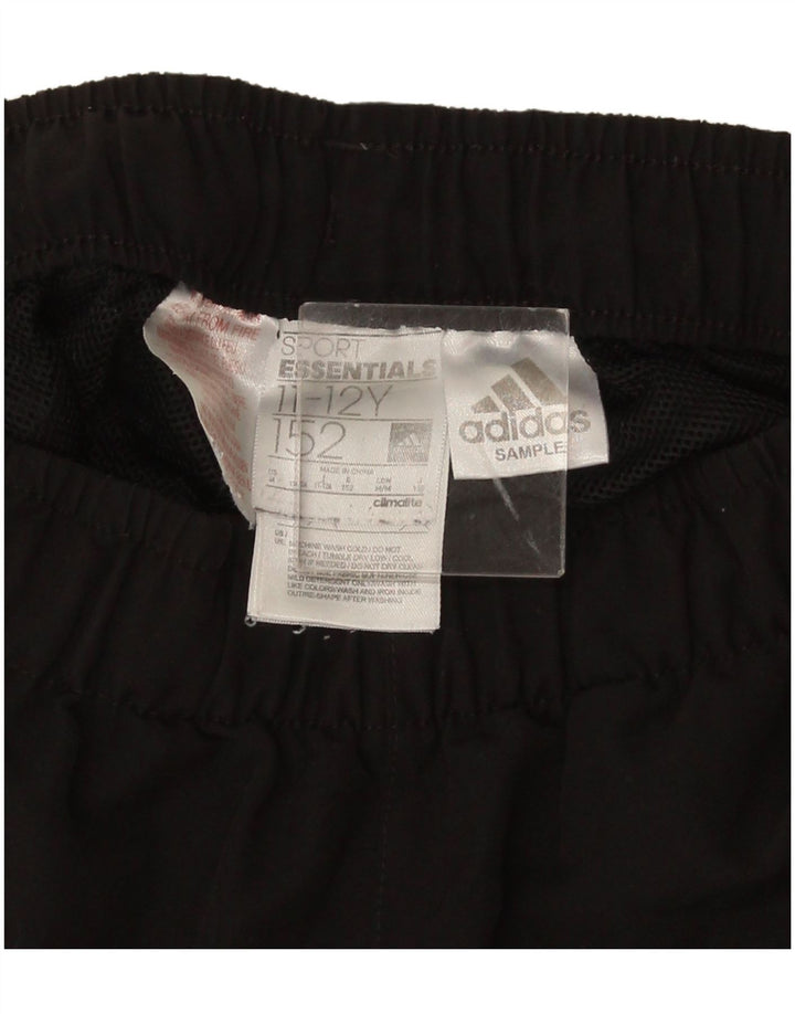 Adidas kratke sportske hlače za dječake 11-12 godina, crni poliester