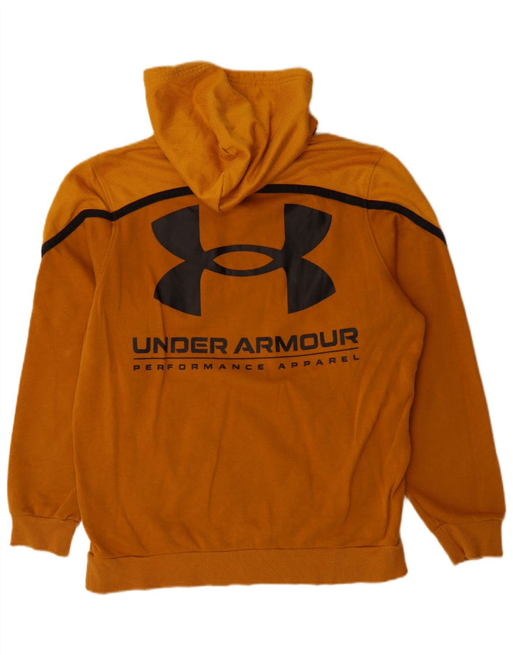 Under Armour muška majica s kapuljačom srednje narančaste boje, pamuk