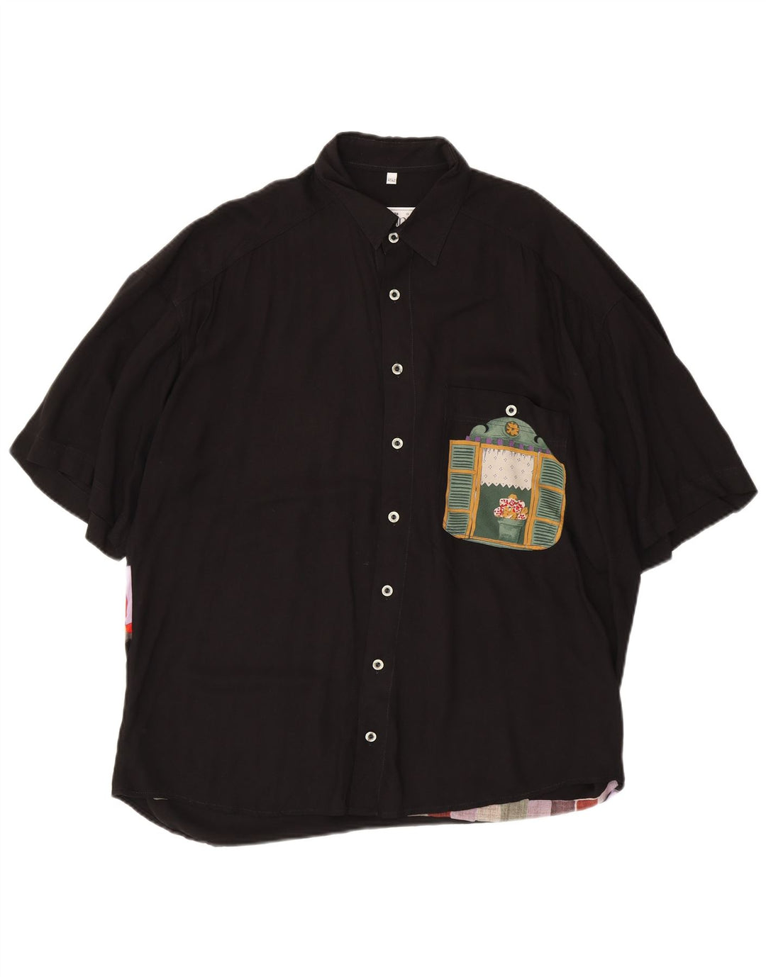 Cadini muška grafička majica kratkih rukava Suze 41/42 velika crna viskoza