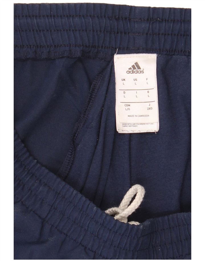 Adidas muške trenirke Hlače Joggers Large tamnoplavi poliester