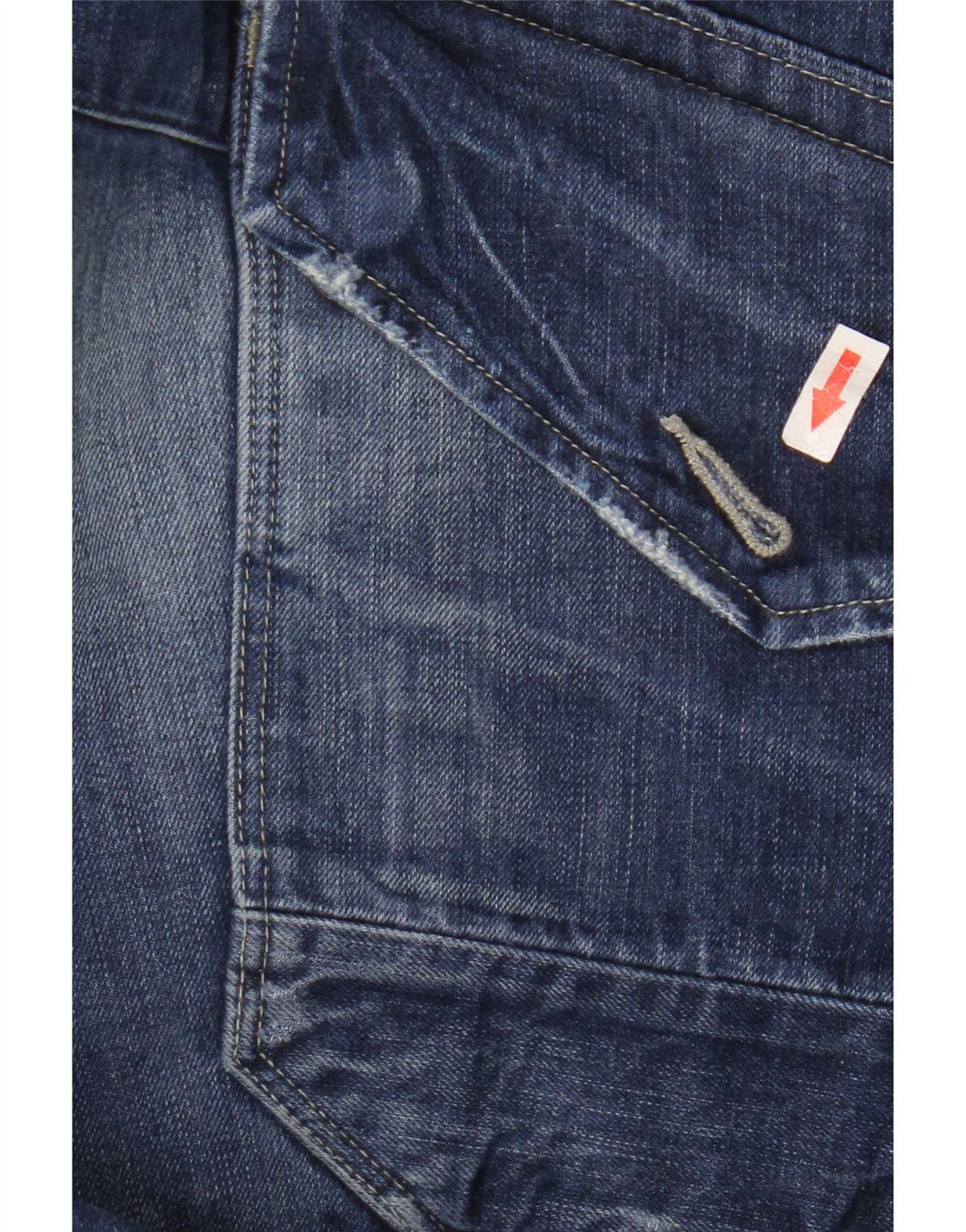 G-Star muške ravne traperice W36 L32 plavi patchwork pamuk