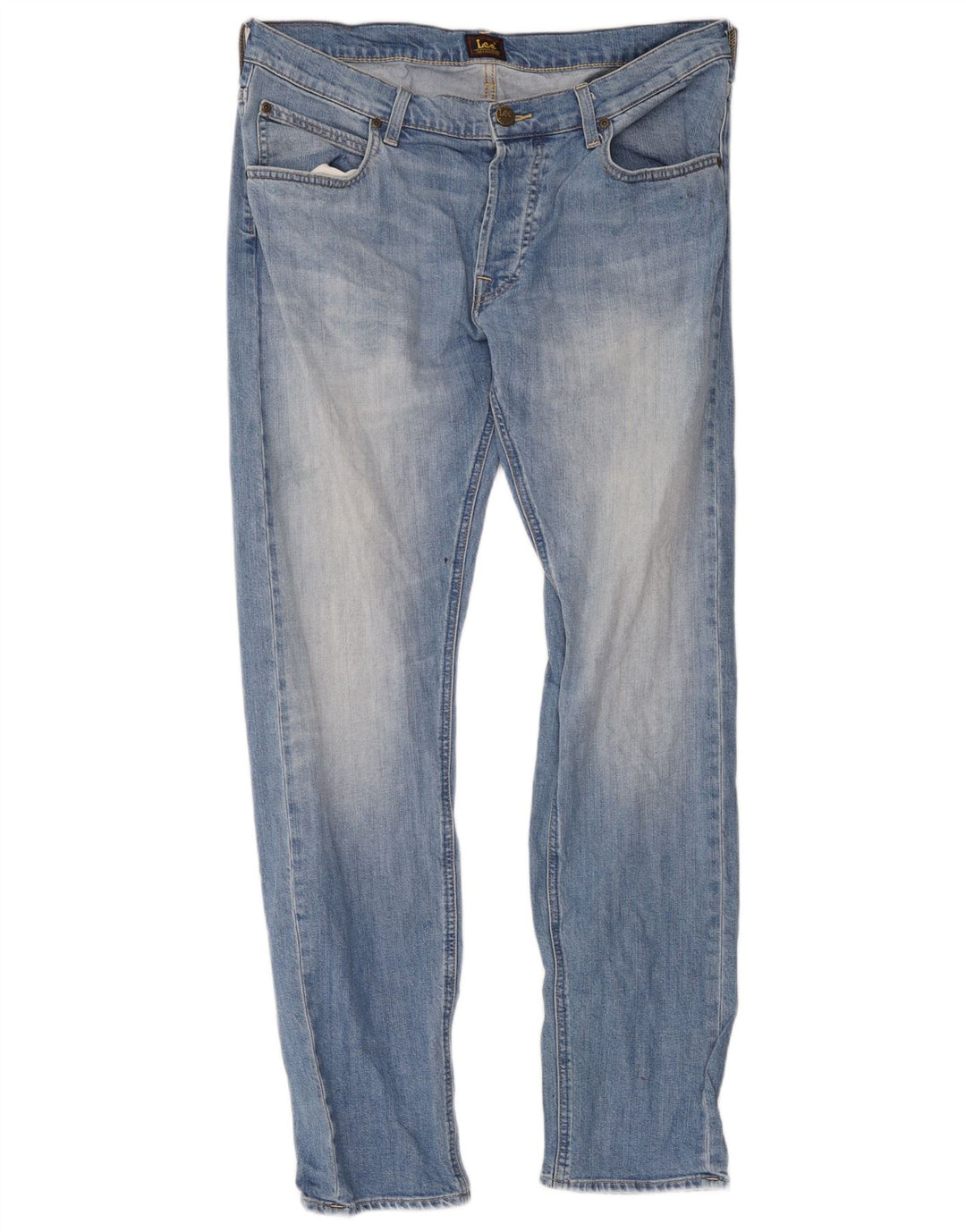 Lee Mens Daren Straight Jeans W34 L32 Plavi pamuk