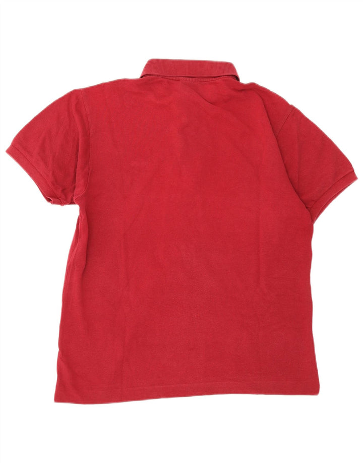 Lacoste muška polo majica veličine 4 srednje crvene pamučne boje