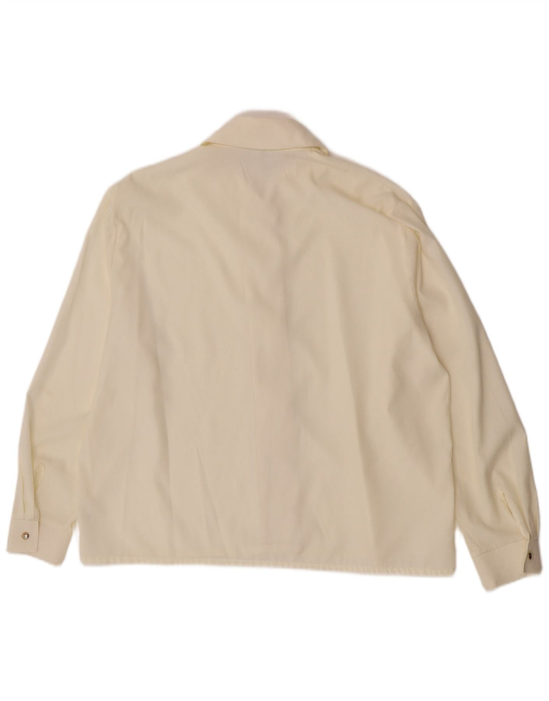 Vintage ženska košulja bluza UK 14 srednje bijele viskoze