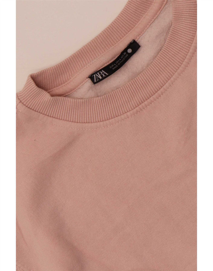 Zara ženski džemper UK 16 Large Pink