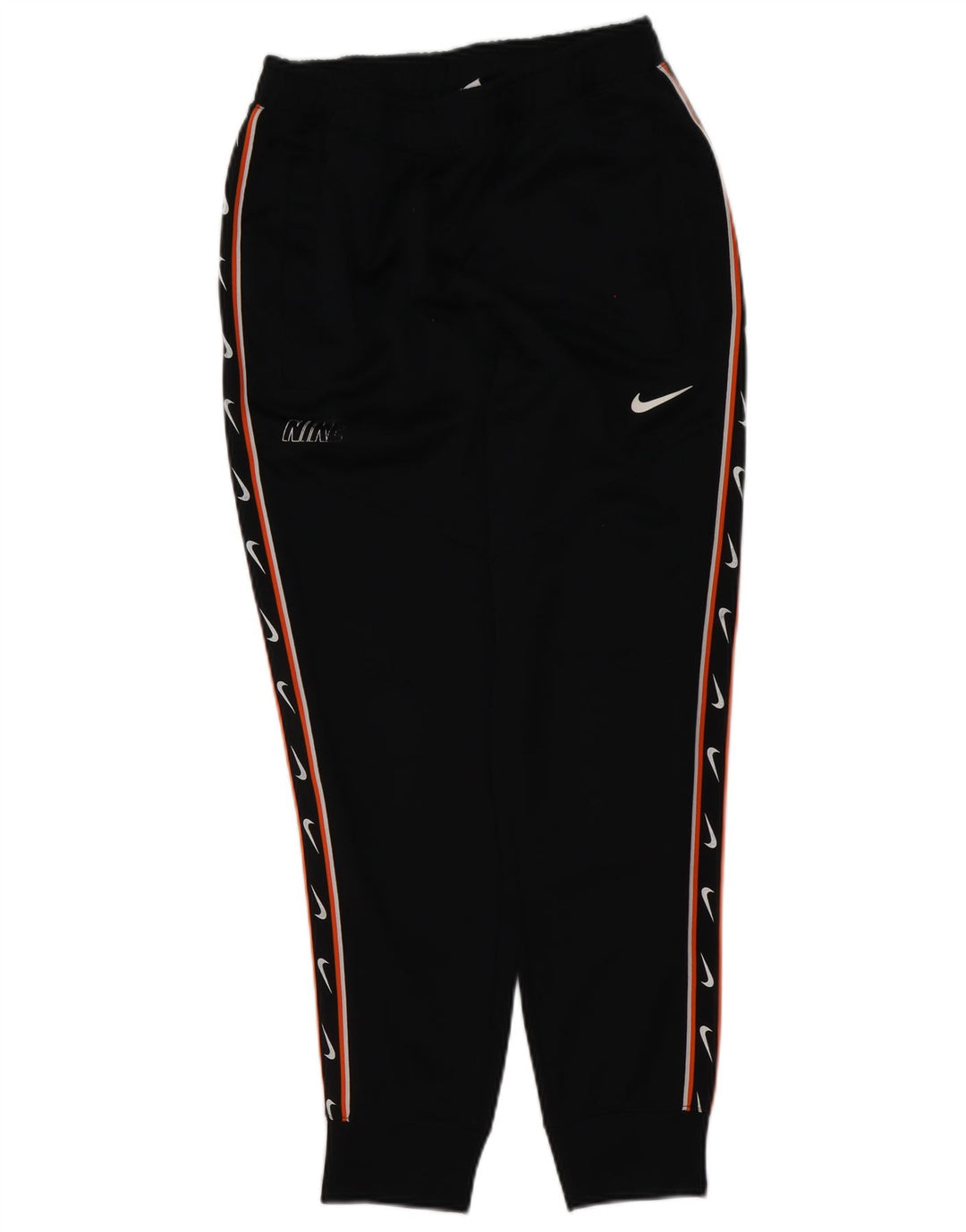 Nike muške grafičke trenirke hlače joggers XS crni poliester