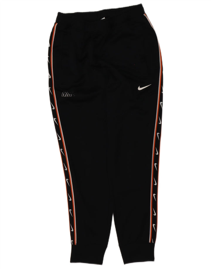 Nike muške grafičke trenirke hlače joggers XS crni poliester