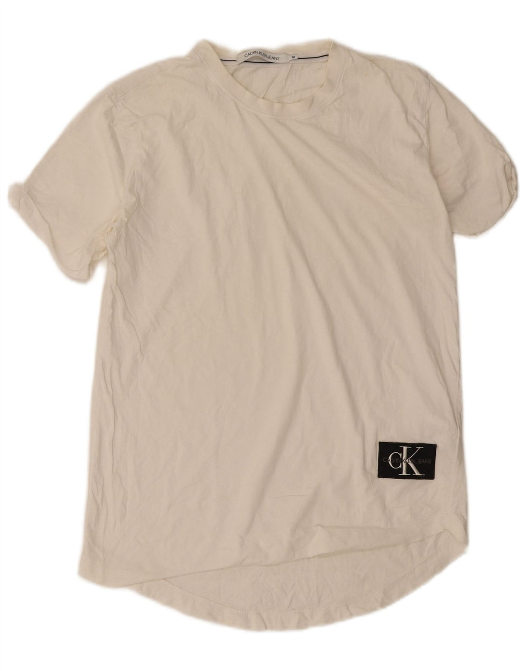 Calvin Klein muška majica kratkih rukava Srednje bijeli pamuk