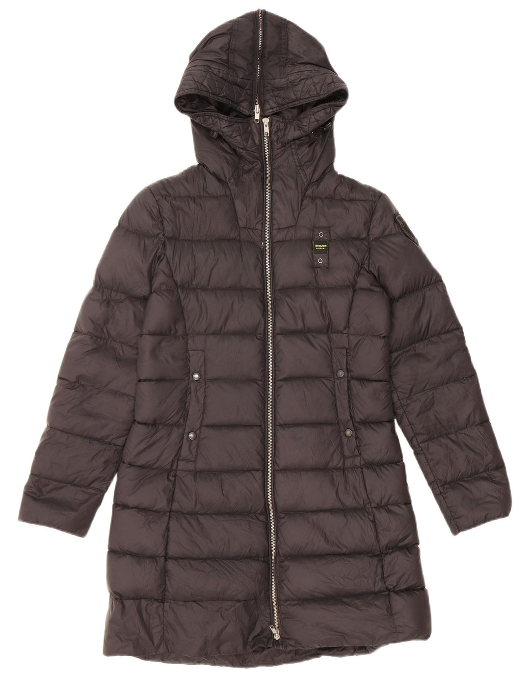 BLAUER Girls Hooded Padded Coat 13-14 Years Black Polyamide