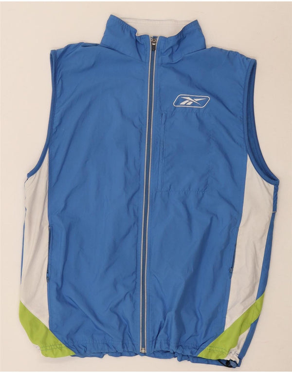 Reebok muška jakna UK 38 Medium Blue Colourblock poliester