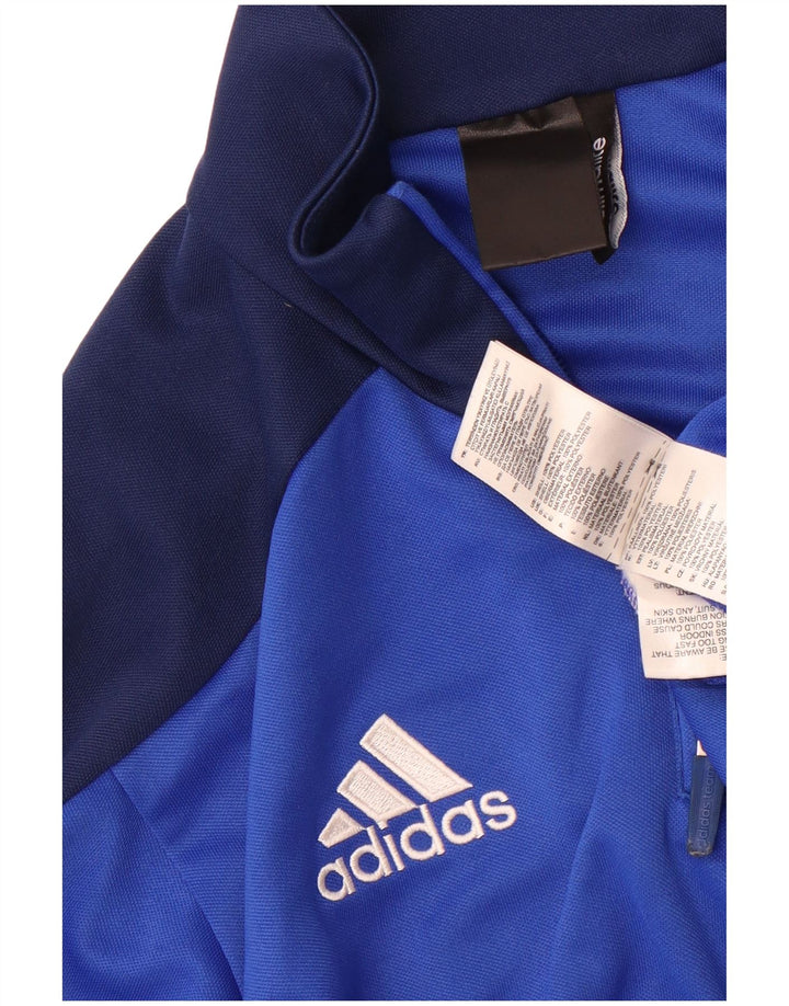Gornji dio trenirke Adidas Climalite Pulover srednje plave boje