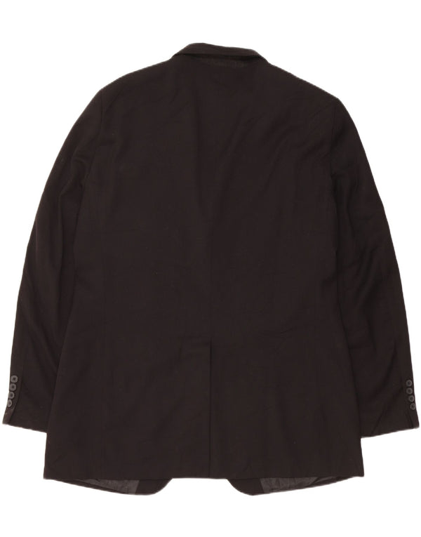 DOCKERS Muška jakna sa 2 gumba UK 42 XL crni poliester