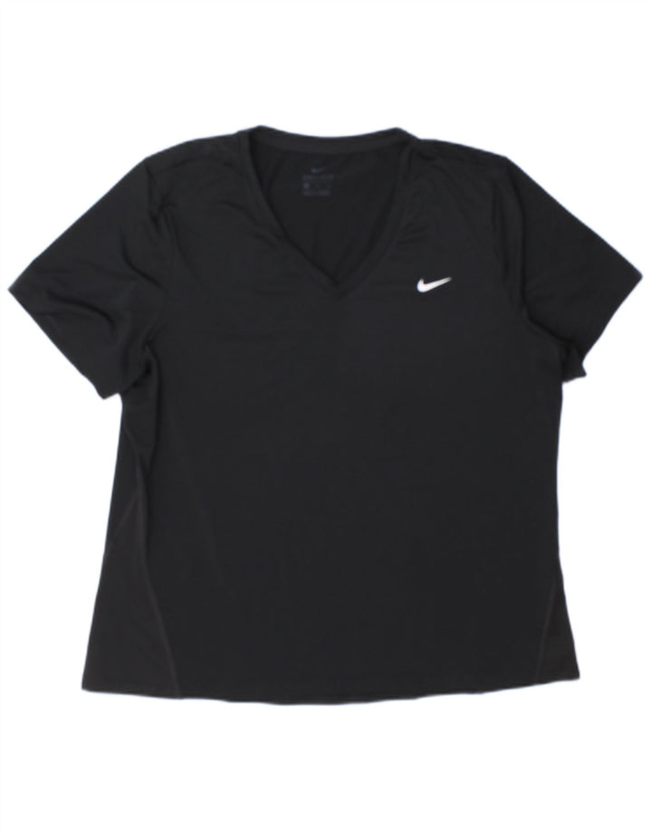 Nike Dri Fit T-Shirt Top XL crni poliester