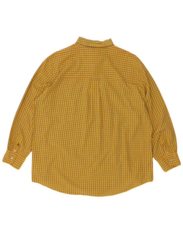 Chaps muška košulja Large Yellow Gingham pamuk