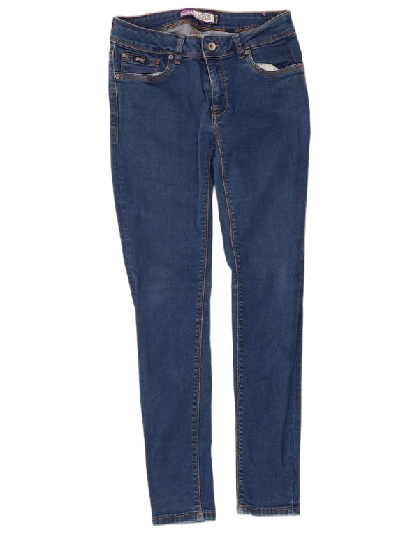 Superdry ženske uske traperice Cassie W28 L30 plavi pamuk