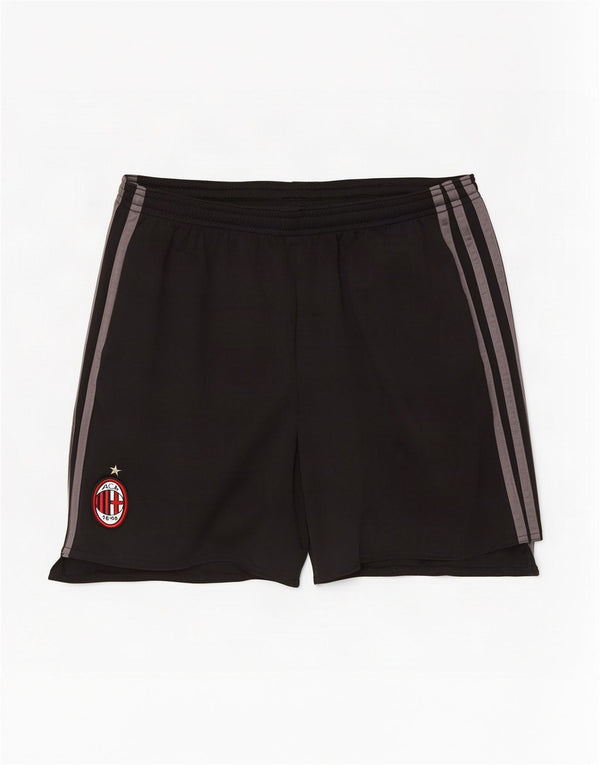 Adidas Mens AC Milan Sport Shorts Medium Black Polyester
