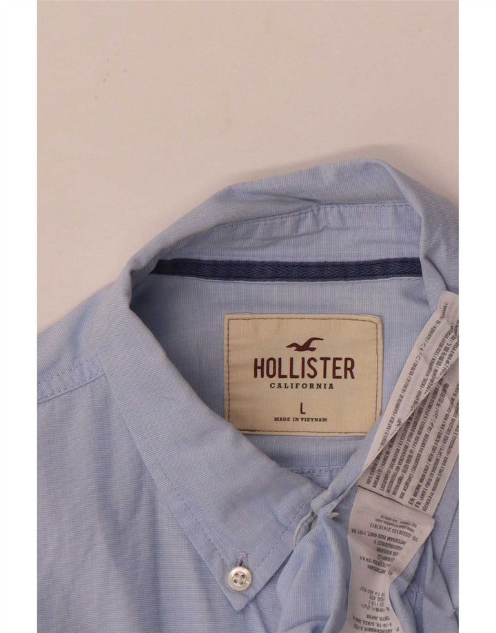Hollister muška košulja Large Blue Cotton