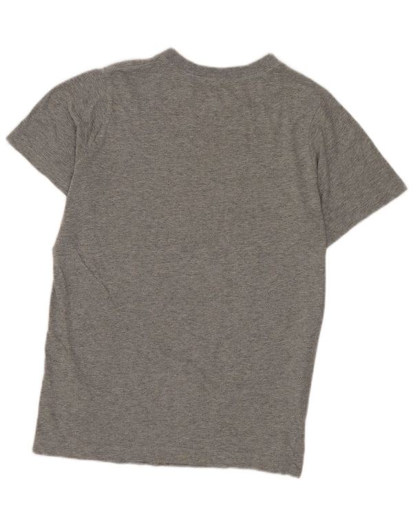 Nike Girls Graphic T-Shirt Top 12-13 Years Large Grey Pamuk