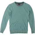 ZARA Mens Crew Neck Jumper Sweater Small Green Cotton Vintage Zara and Second-Hand Zara from Messina Hembry 