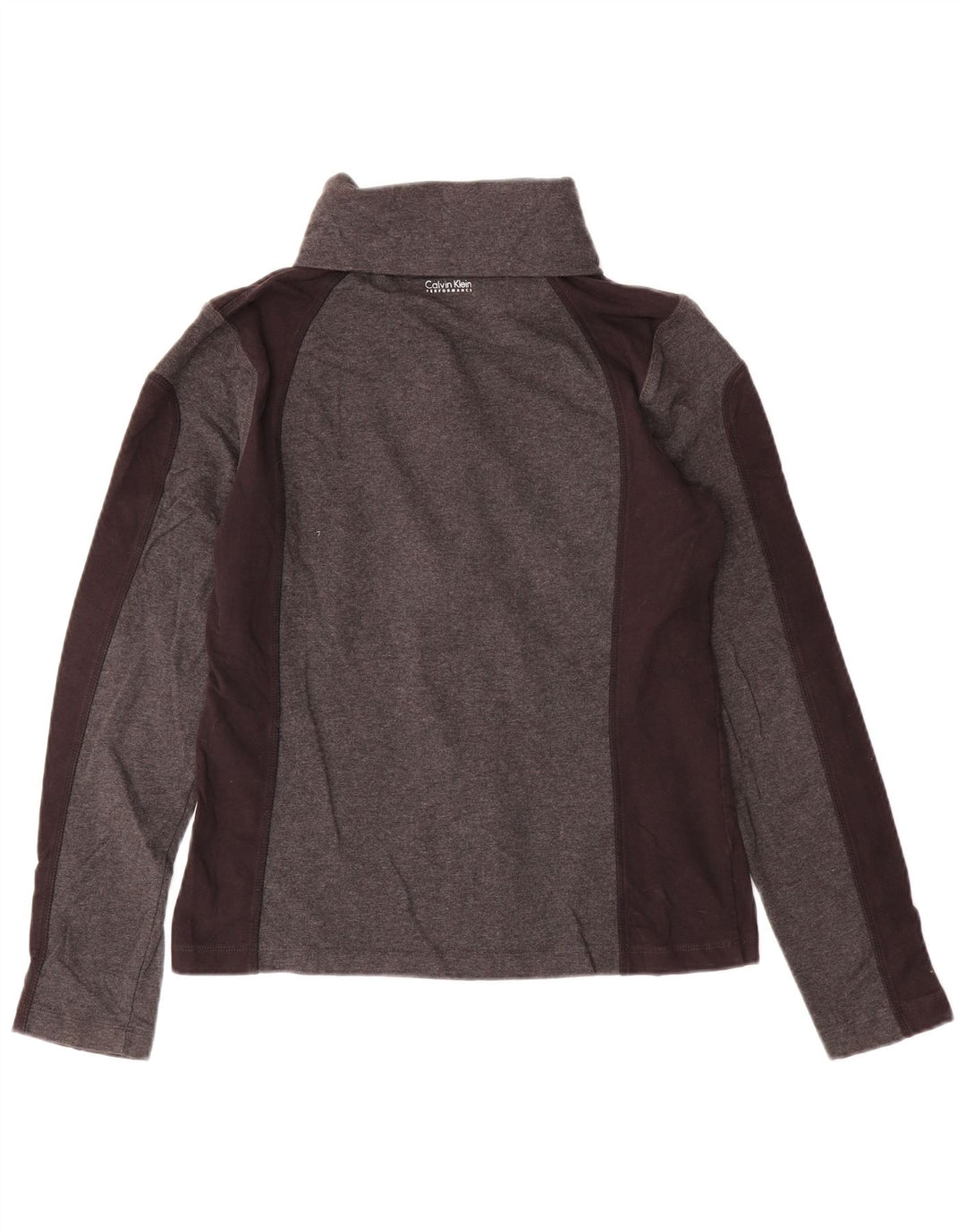 CALVIN KLEIN Ženska trenirka za izvedbu Gornja jakna UK 14 velika siva