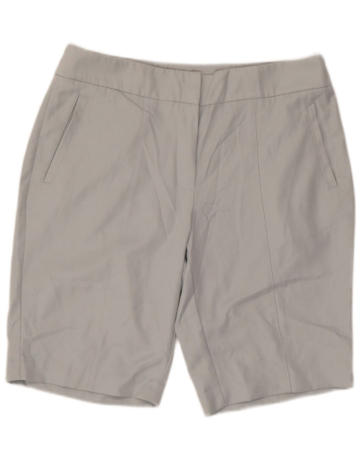 Izod ženske kratke chino hlače za golf US 12 Large W36 sivi poliester