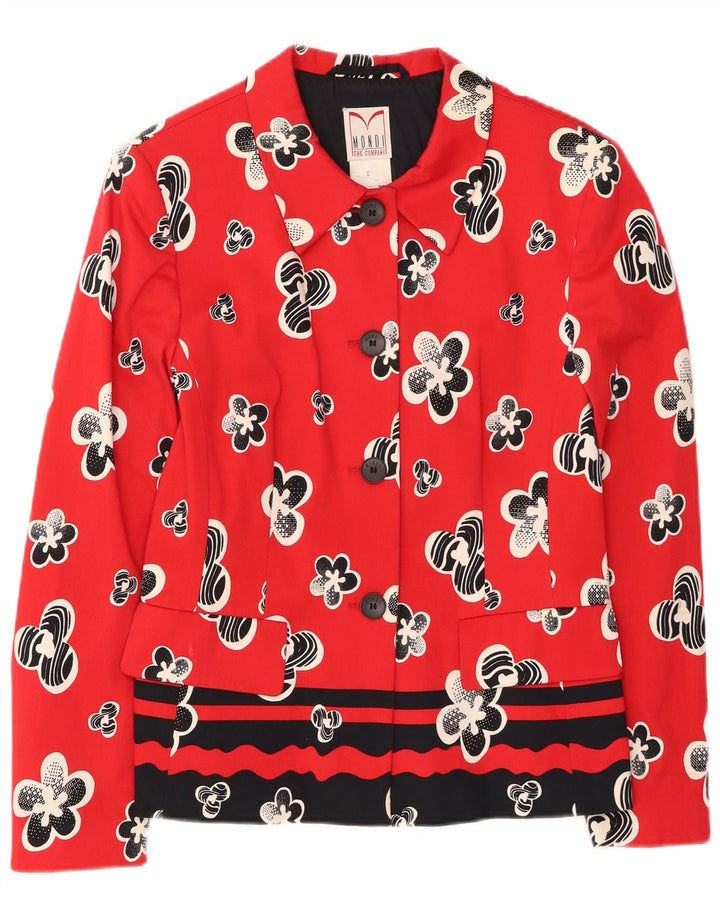 Mondi muška jakna sa 4 gumba EU 38 srednje crvene cvjetne boje