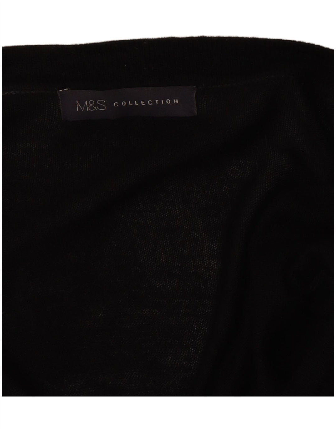 Marks & Spencer ženski otvoreni kardigan pulover UK 14 srednje crna