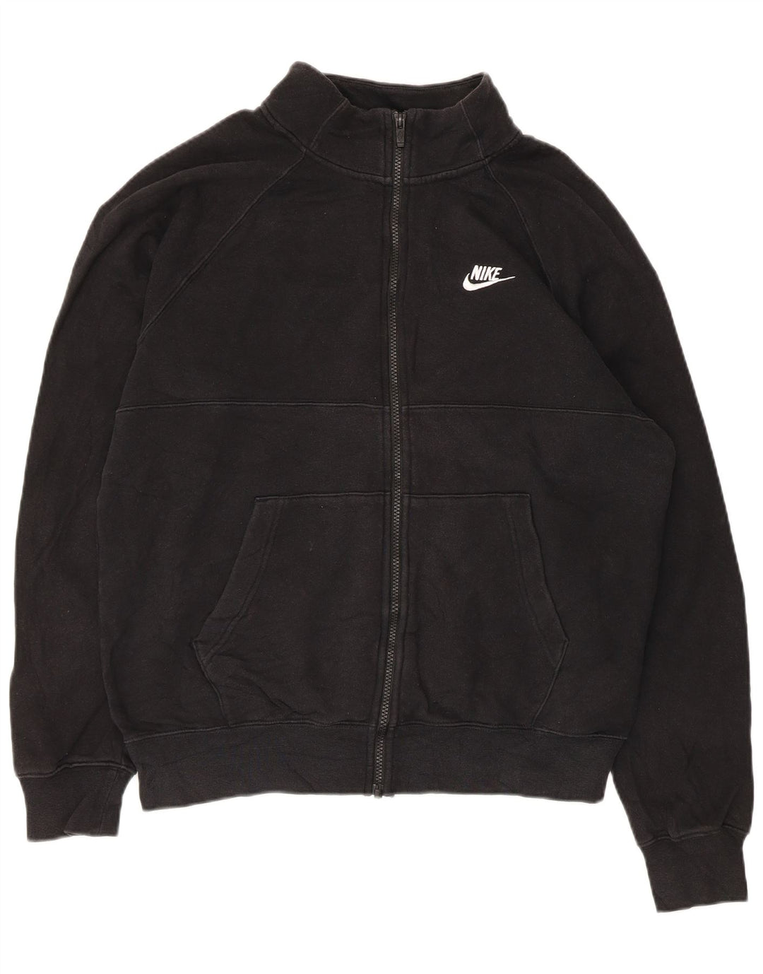 Nike muška gornja jakna trenirke Srednje crni pamuk