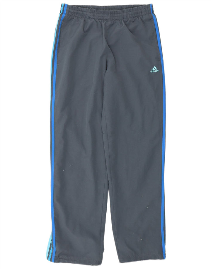 Adidas muške trenirke srednje sive sportske poliesterske hlače
