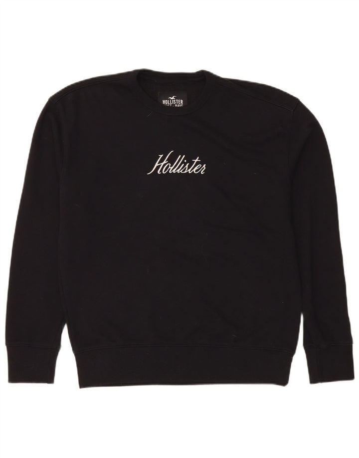 Hollister muška majica s grafičkim motivima Mali crni pamuk