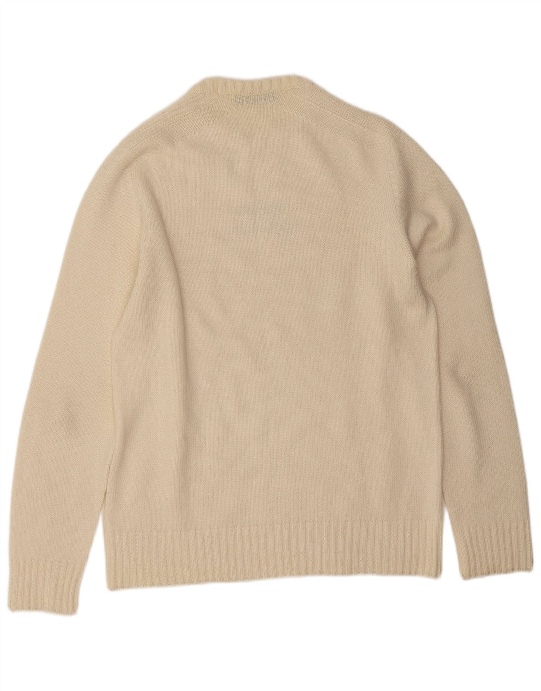 Guess By Marciano Muški džemper s okruglim izrezom srednje bijele boje