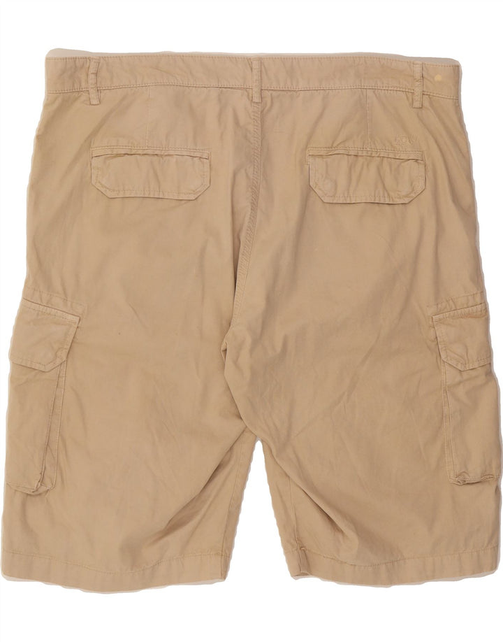 40WEFT Mens Cargo Shorts W38 XL Beige Cotton Vintage 40Weft and Second-Hand 40Weft from Messina Hembry 