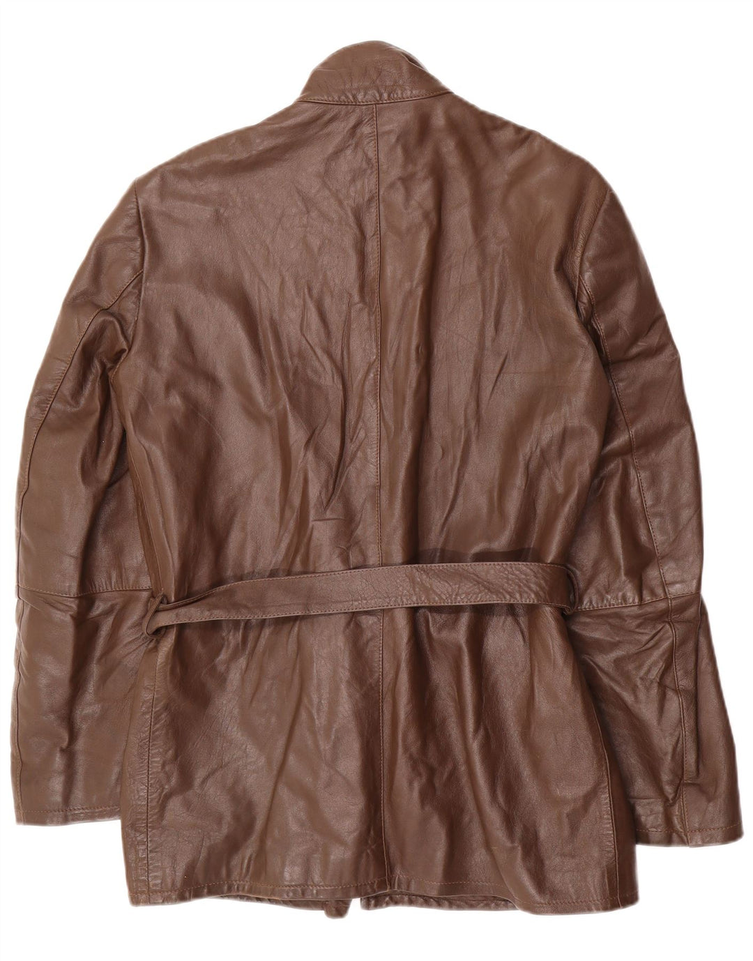 Vintage ženska kožna jakna IT 50 XL smeđa