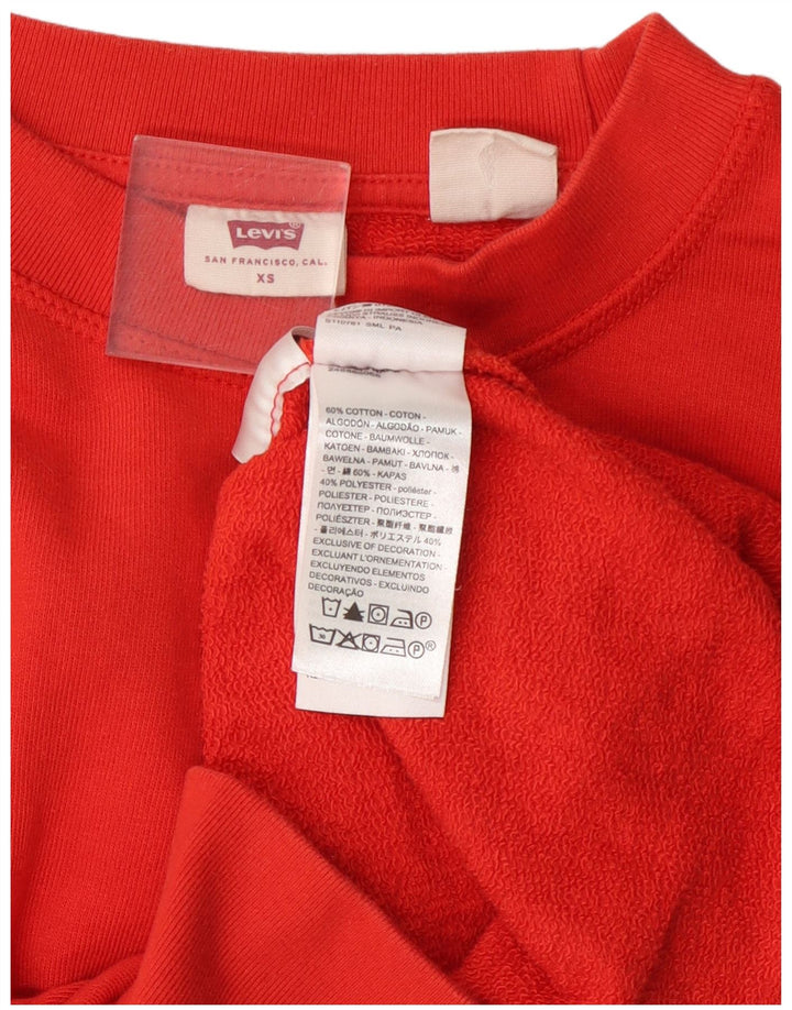 Levi's muški džemperi XS narančasti pamuk