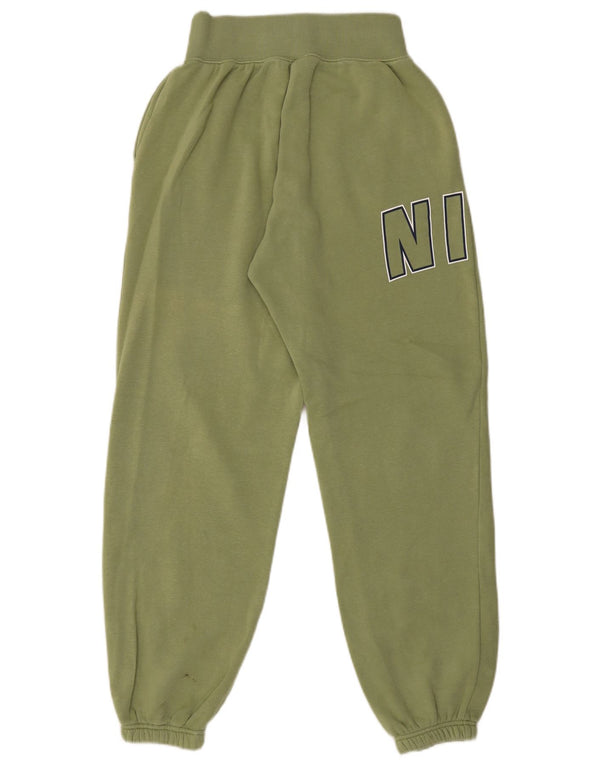 Nike muške grafičke trenirke hlače joggers XS zeleni pamuk