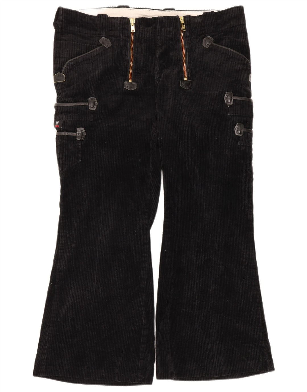 FHB Mens Guild Bootcut Cargo hlače W40 L28 crne