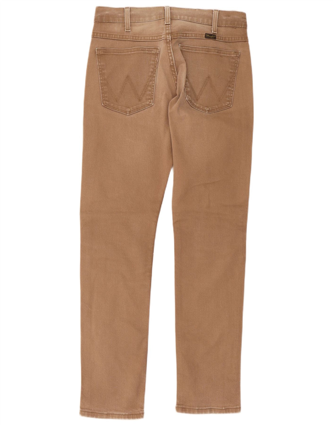 Wrangler Muške uske traperice W31 L34 Smeđi pamuk