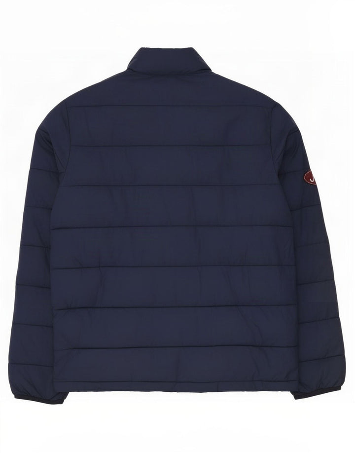 Jack Wills muška podstavljena jakna UK 40 Large tamnoplavi najlon