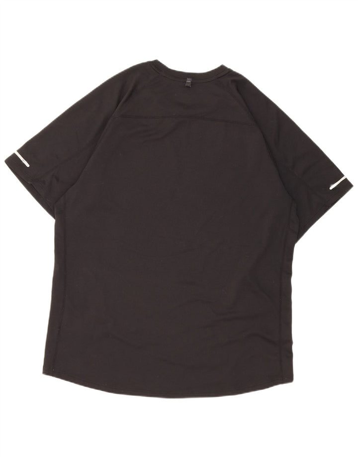 Nike Dri Fit majica kratkih rukava, veliki crni poliester