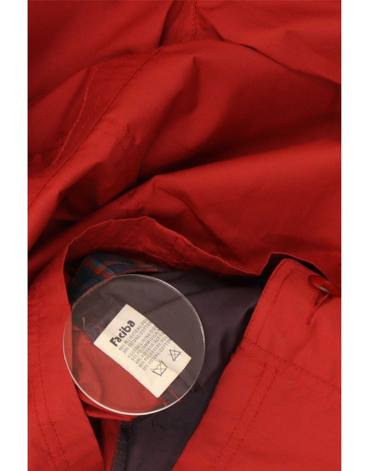 Faciba Mens Utility Jacket IT 50 Large Red Polyester