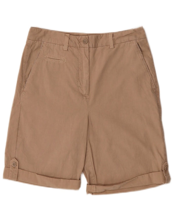 Marks & Spencer ženske kratke chino hlače visokog struka UK 8 male W26 bež pamuk