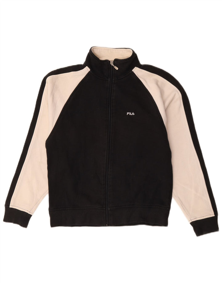 Gornja jakna Fila prevelike trenirke UK 10 Small Black Colourblock