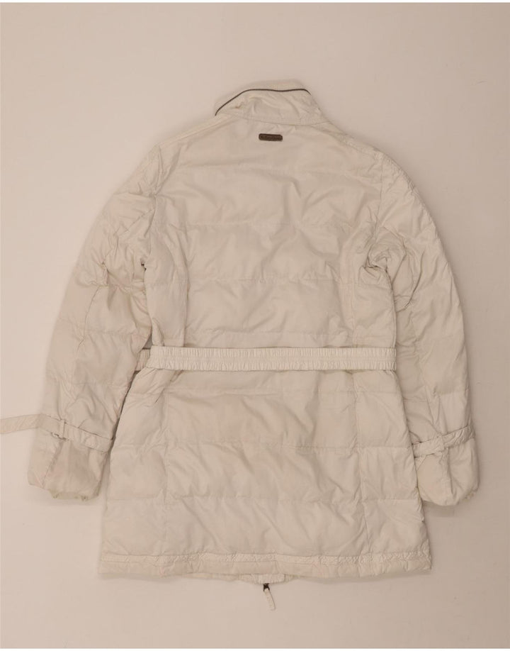 MARLBORO CLASSICS Womens Padded Coat EU 44 XL White Polyester Vintage Marlboro Classics and Second-Hand Marlboro Classics from Messina Hembry 